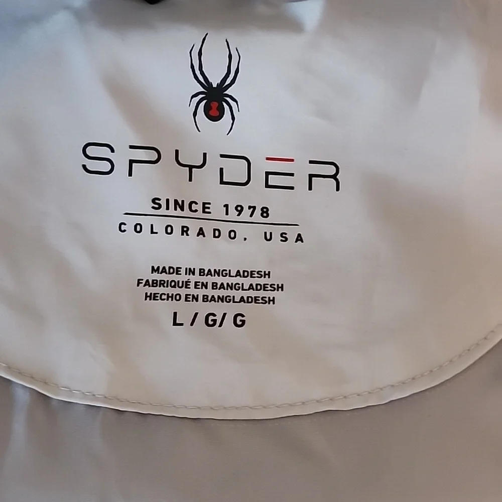 Spyder Gray Full Zip Jacket Brand New Thermoweb Pro Web Wind